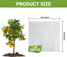Load image into Gallery viewer, Versatile 20-Pack 27x27 Inch Plant Protection Bags - Drawstring for Easy Use