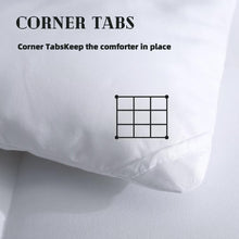 Load image into Gallery viewer, Oversized King Comforter - White All Season Duvet, Lightweight Down Alternative