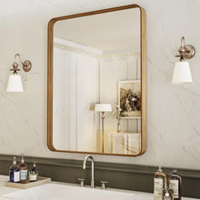 Load image into Gallery viewer, Durable Aluminum Framed Bathroom Mirror - Hangs Vertically or Horizontally
