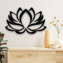 Load image into Gallery viewer, Contemporary Lotus Flower Metal Decor - 18" x 12" - Perfect for Home &amp; Office