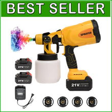 Load image into Gallery viewer, Electric Paint Gun with 3 Spray Patterns &amp; Ergonomic Design - Home Painting Tool