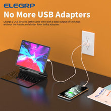 Load image into Gallery viewer, High-Speed Charging USB Outlet - 4.0A Dual Ports with Tamper-Resistant Shutters