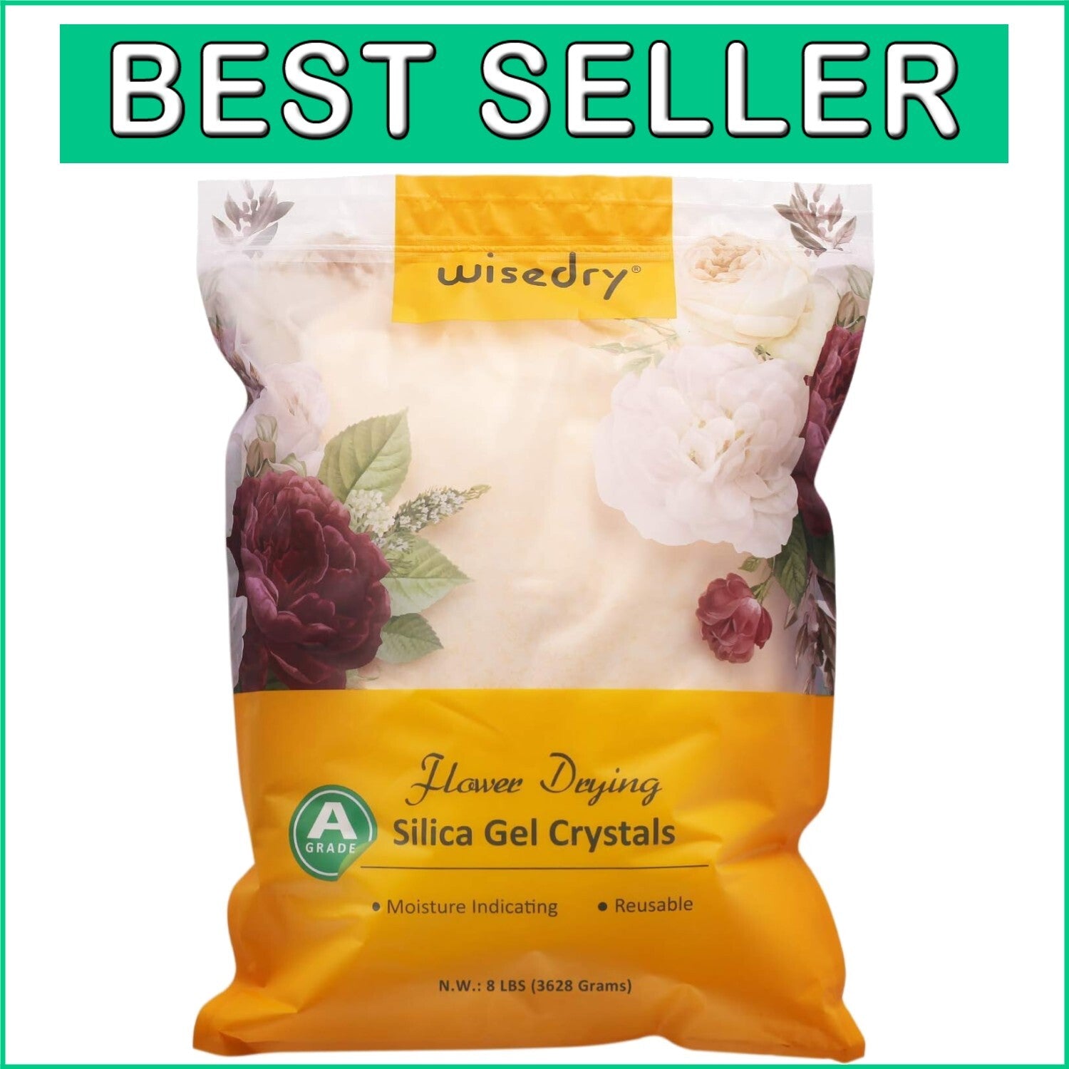 DIY Flower Drying with 8 LBs of High-Quality Color Indicating Silica Gel