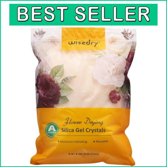 DIY Flower Drying with 8 LBs of High-Quality Color Indicating Silica Gel