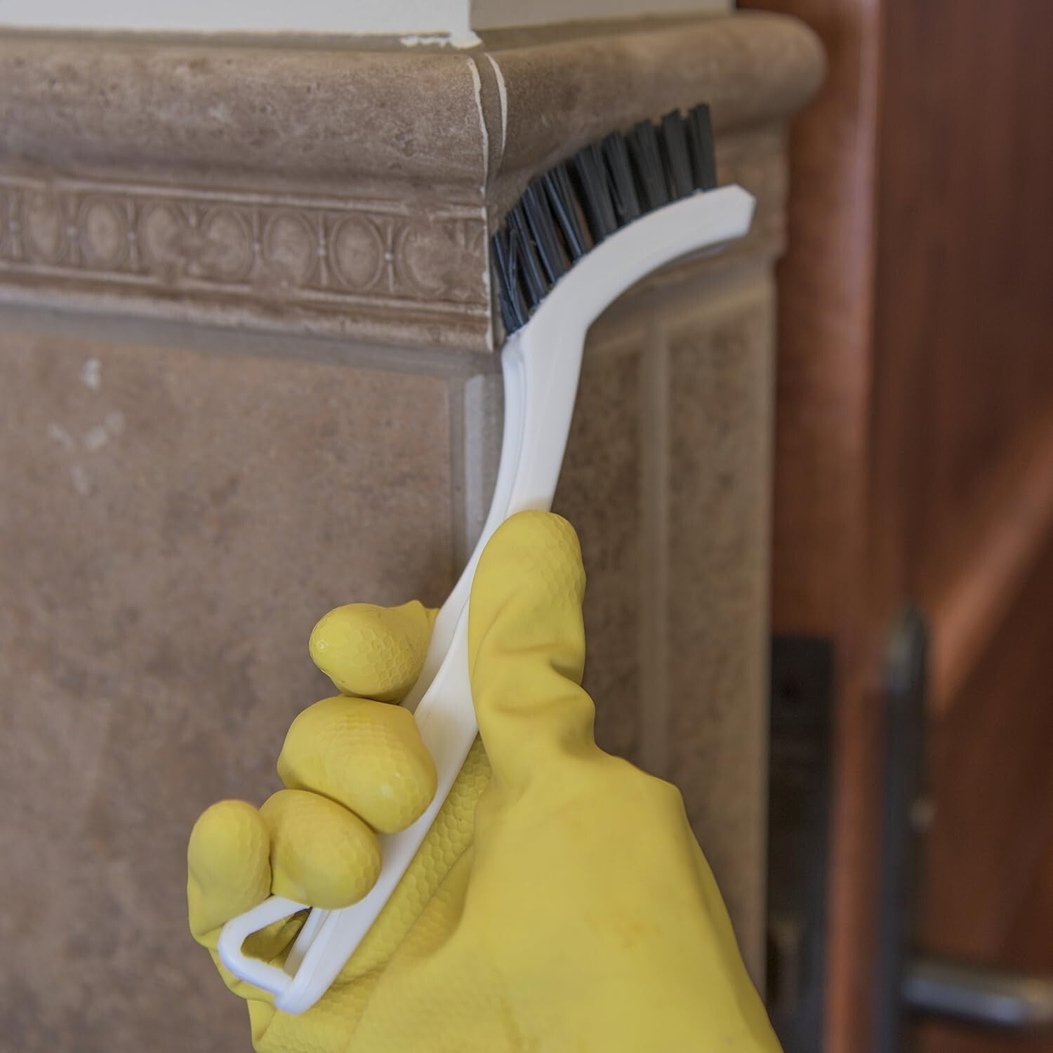 Durable Flo-Pac Grout Brush Pack of 24 - 8 Inch Nylon Bristles for Deep Cleaning