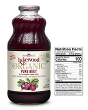 Load image into Gallery viewer, Nutritious Organic Beet Juice - 5 Bottles of 32 oz for Whole Family Wellness