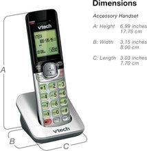 Load image into Gallery viewer, Caller ID &amp; Call Waiting Cordless Phone System with 2 Handsets - Silver/Black