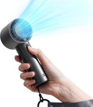 Load image into Gallery viewer, Rechargeable Handheld Fan - Turbo Speed, Compact Size, Ideal for Travel &amp; Sports