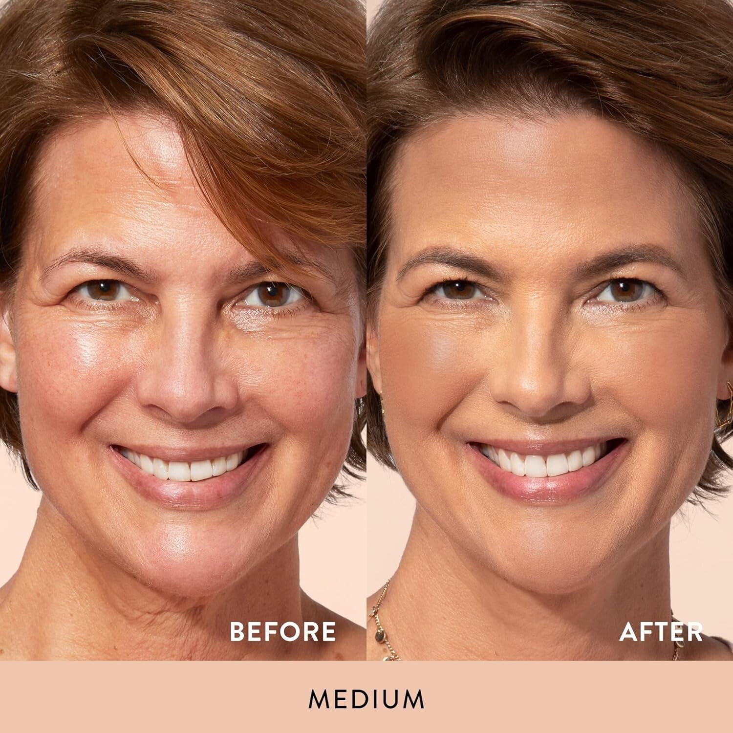 Bronze-n-Brighten Multipurpose Bronzer with Brush - Medium Shade for Radiance