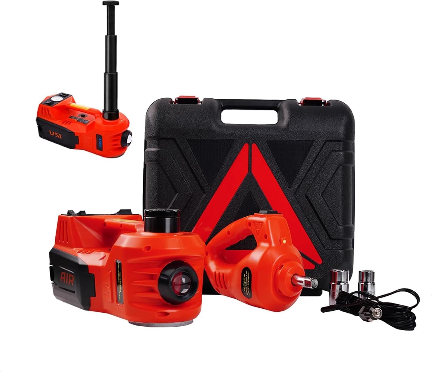 Professional Electric Hydraulic Jack with Built-in Inflator – Ultimate Car Tool