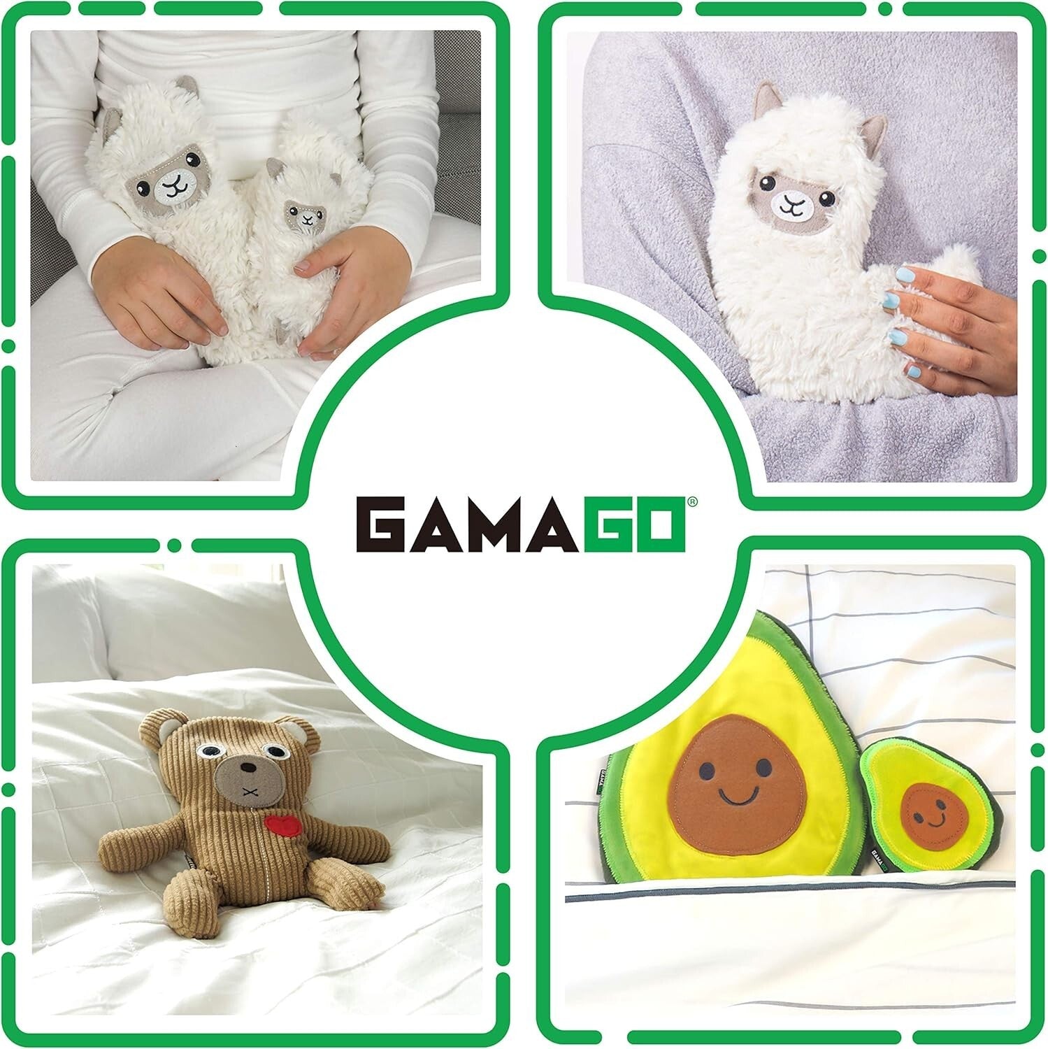 Cute Microwavable Llama Heat Pack - Eco-Friendly Lavender Comfort, 10.75"