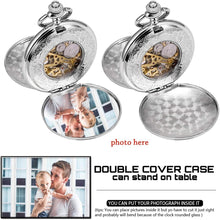 Load image into Gallery viewer, Luxury Mechanical Pocket Watch with Roman Numerals - Gift Box &amp; Chain Included