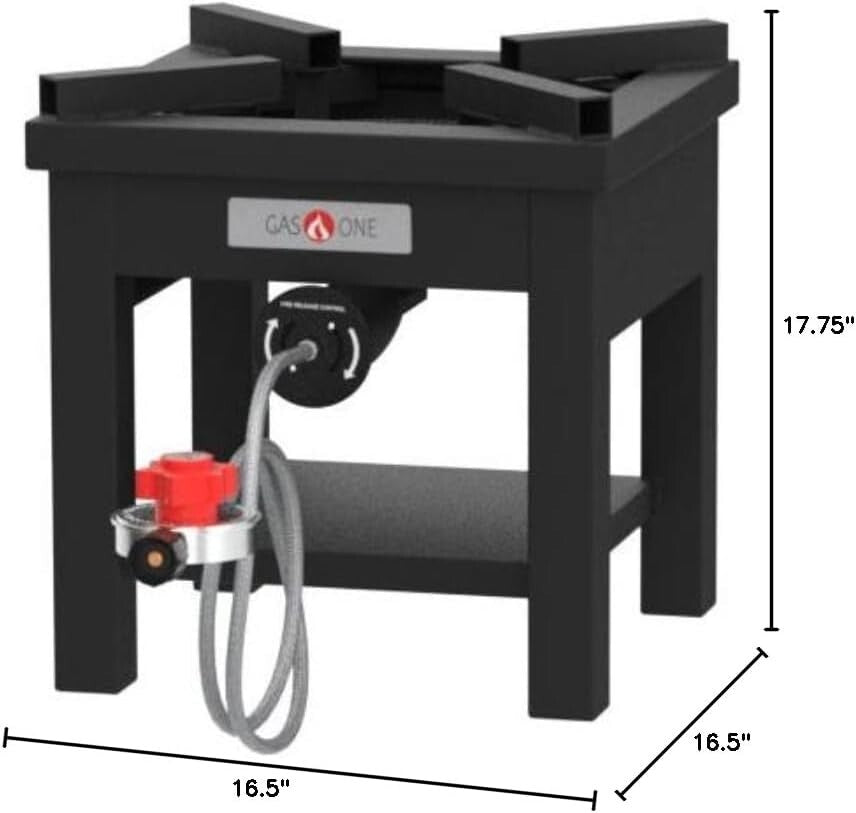 Professional-Grade Propane Burner with 275,000 BTU for All Outdoor Cooking