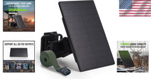 Load image into Gallery viewer, Versatile Solar Panel for Trail Cameras - 5200mAh &amp; Dual Connector Options