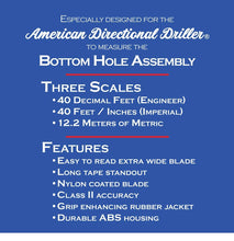 Load image into Gallery viewer, Professional-Grade 40-Foot Tape Measure with Enhanced Grip &amp; Fast Retraction