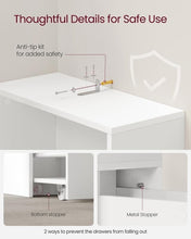 Load image into Gallery viewer, Slim White Bathroom Cabinet with Stable Construction - Perfect for Small Spaces