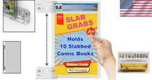 Load image into Gallery viewer, 10-Pack Heavy-Duty Comic Book Display Shelf Slab Wall Mount Kit - Clear Finish