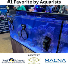 Load image into Gallery viewer, Black Flipper Aquarium Magnifier - Ideal for Fish Enthusiasts &amp; Photographers