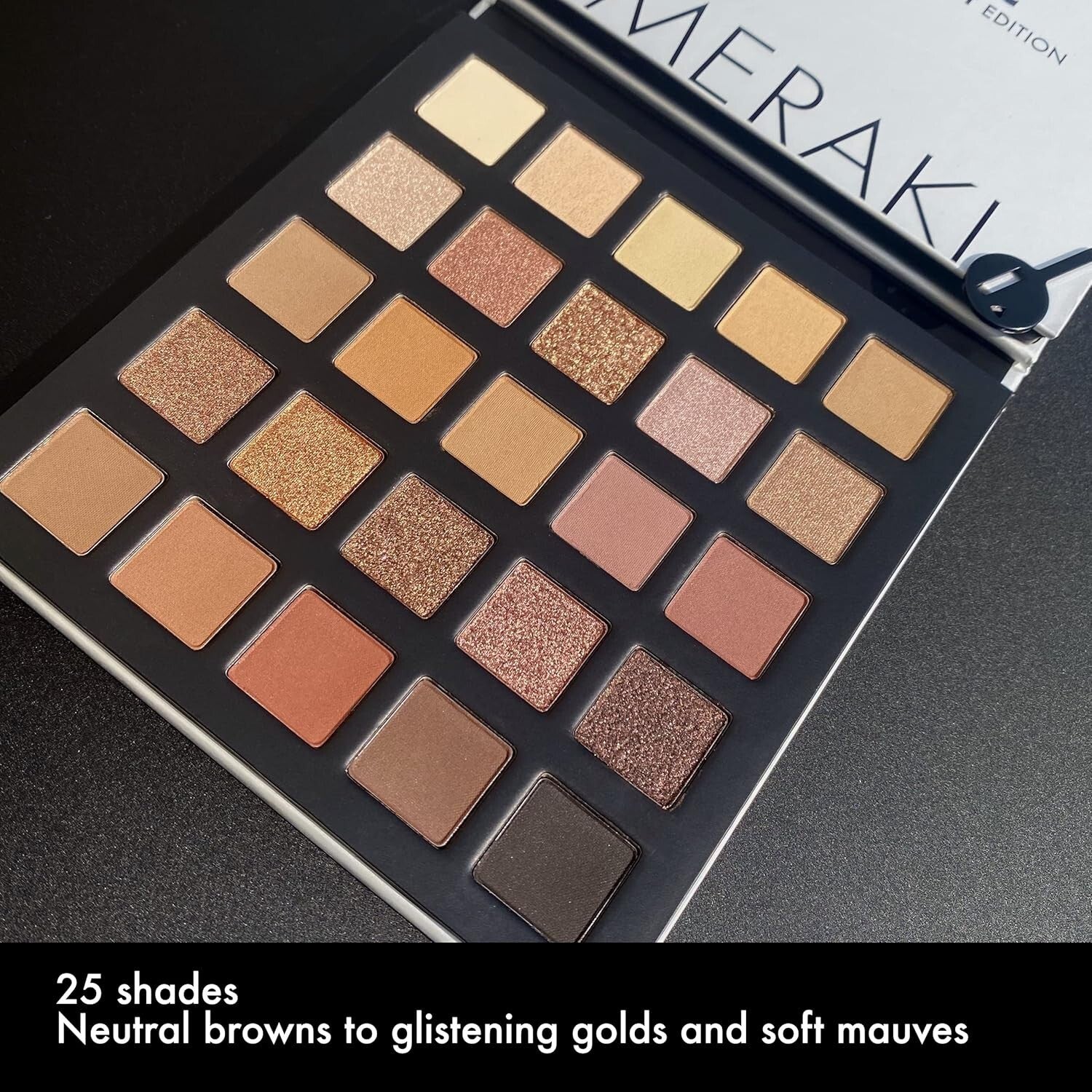 5.9-Inch PRO Eyeshadow Palette - High Pigmented, Gentle on Skin, Mirror Included