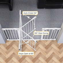 Load image into Gallery viewer, Mom's Choice Winner: Durable Extra Wide Child &amp; Pet Safety Gate (57" Max)