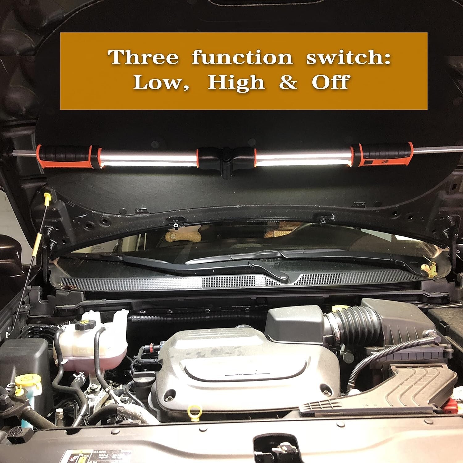 Portable 1400 Lumen LED Work Light - Ideal for Mechanics and Outdoor Activities