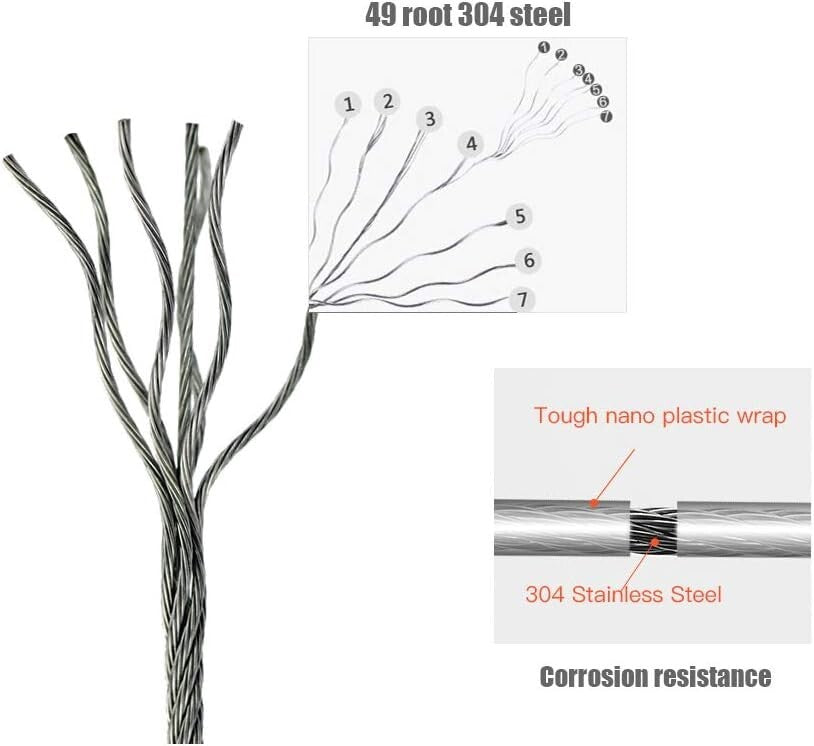 Durable Gold Retractable Clothesline with Dual Ropes - Perfect for All Clothing