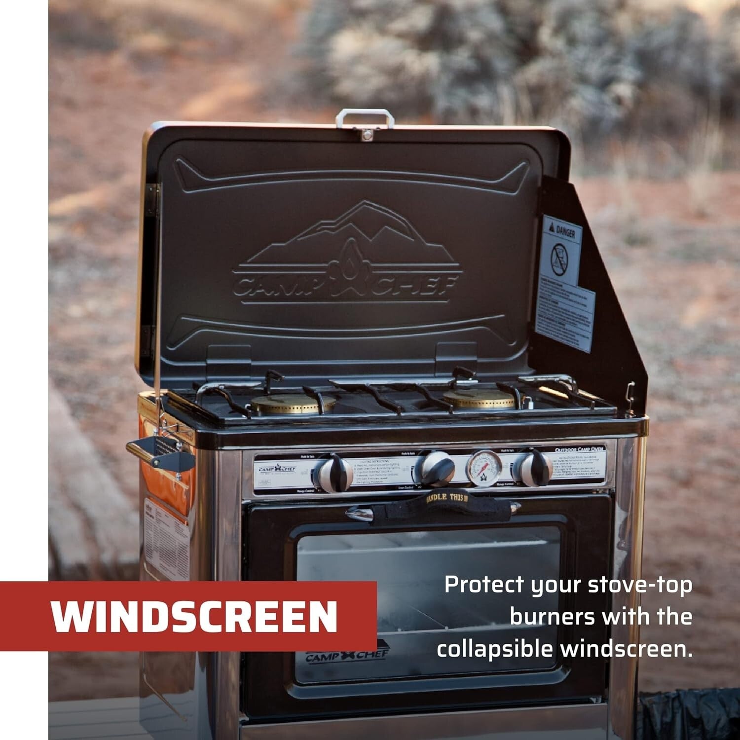 Portable Outdoor Oven for Camping - Versatile Cooking Experience, 24"L x 15"W