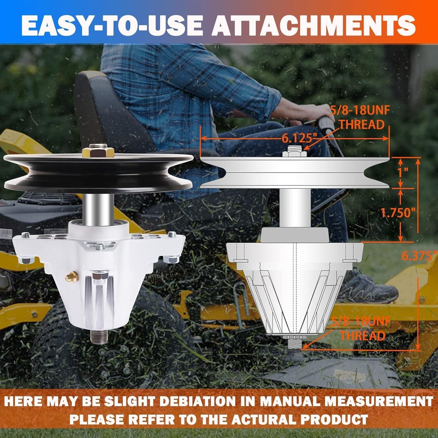 Replacement Spindle Assembly for MTD, Troy-Bilt, Cub Cadet 30 & 42 Inch Mowers