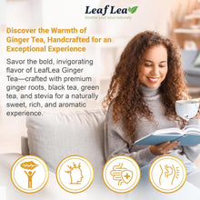 Load image into Gallery viewer, Natural Ginger Green Tea Bags - 160 Individually Wrapped for Wellness Gifts