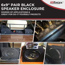 Load image into Gallery viewer, Compact 6x9 Speaker Boxes with Polyfil for Resonant Sound Quality - Set of 2