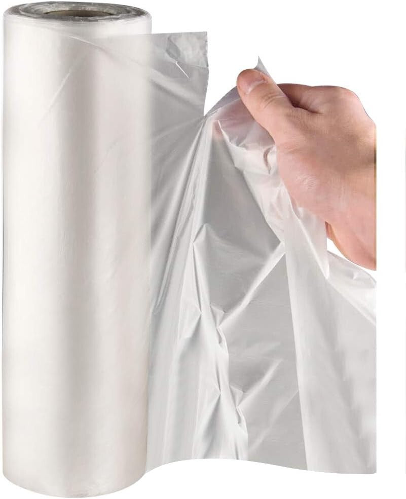 Durable 12x20 Clear Food Storage Bags – 1400 Bags on 4 Rolls for Freshness