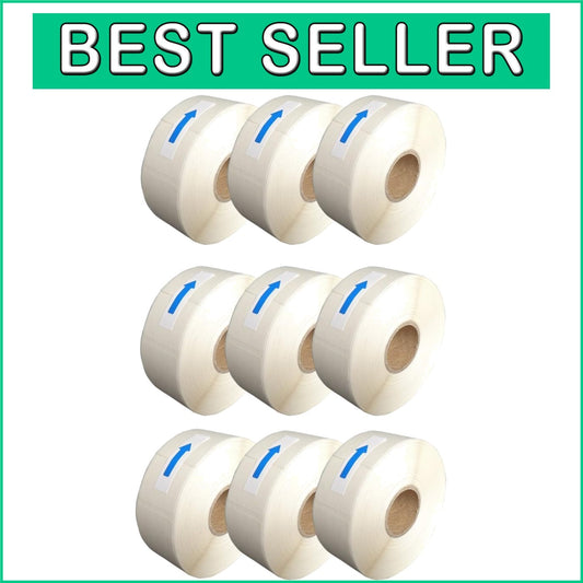 Dissolvable 1x2 Inch Labels - 4500 Total, Perfect for Food Safety & Organization