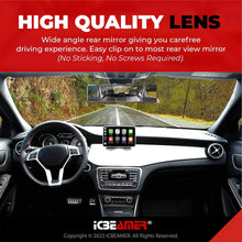 Load image into Gallery viewer, Universal Clip-On 15.8" Rearview Mirror - Clear View &amp; Blind Spot Reduction