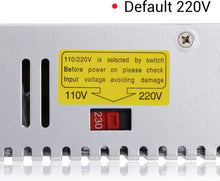 Load image into Gallery viewer, Adjustable 24V Power Supply - AC 110V/220V to DC 0-24V, 20A with LED Display
