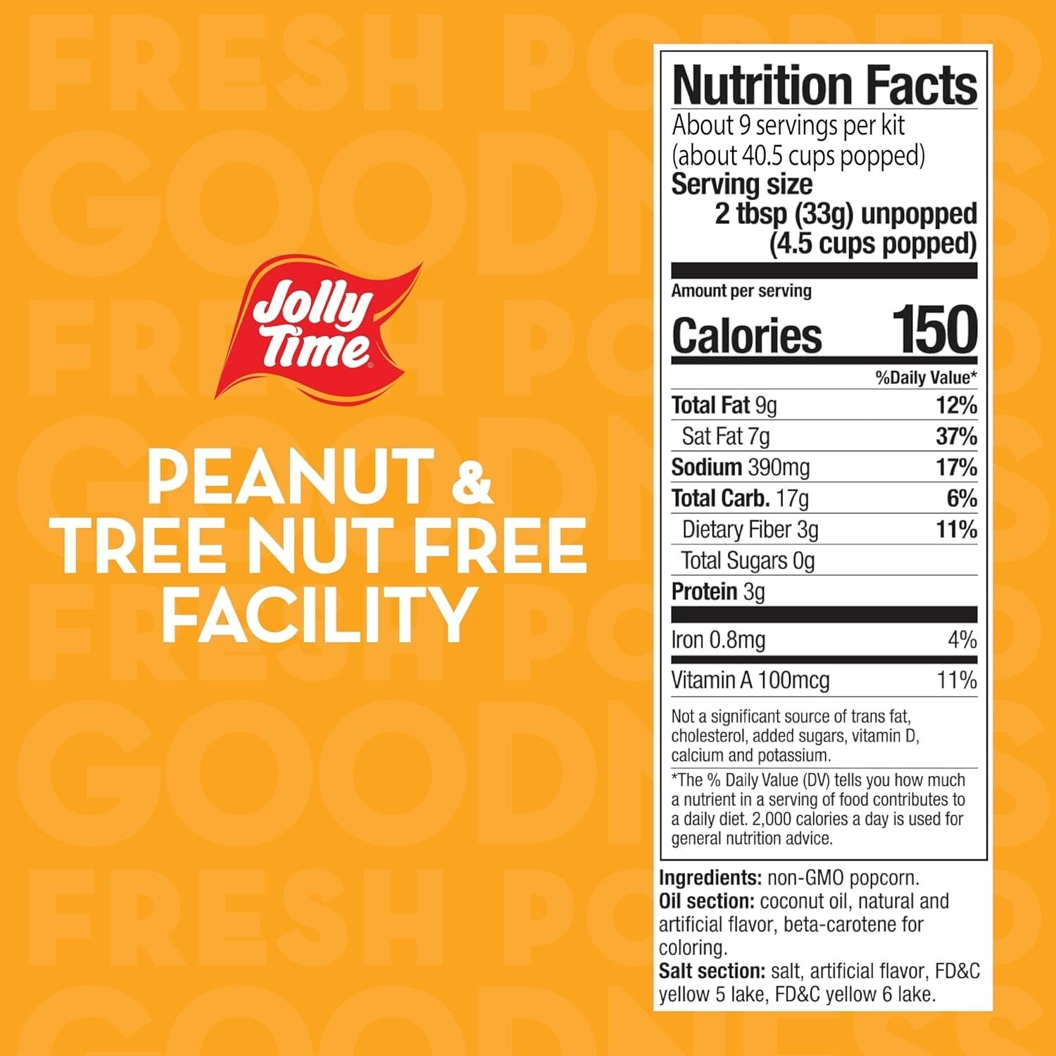 Easy Movie Theater Popcorn Kit - Pre-Measured 6oz, 8oz, 12oz Sizes (Pack of 24)