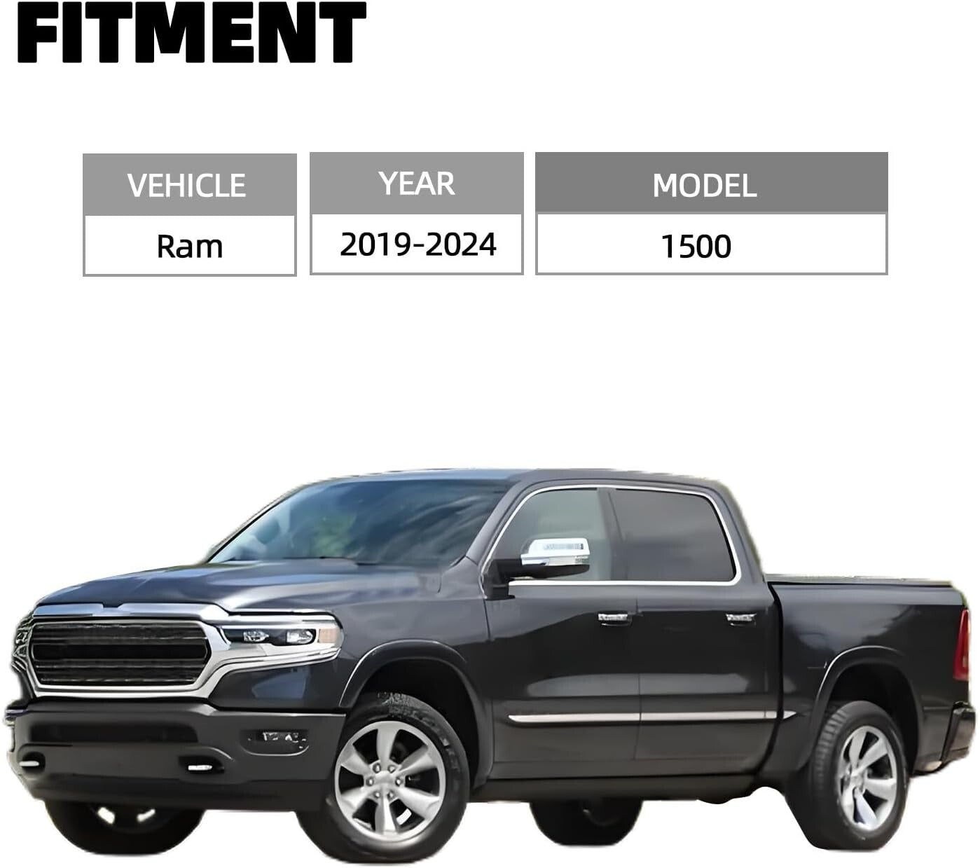 Durable Red Tow Hooks Set for 2019-2024 RAM 1500 - Easy Installation Included