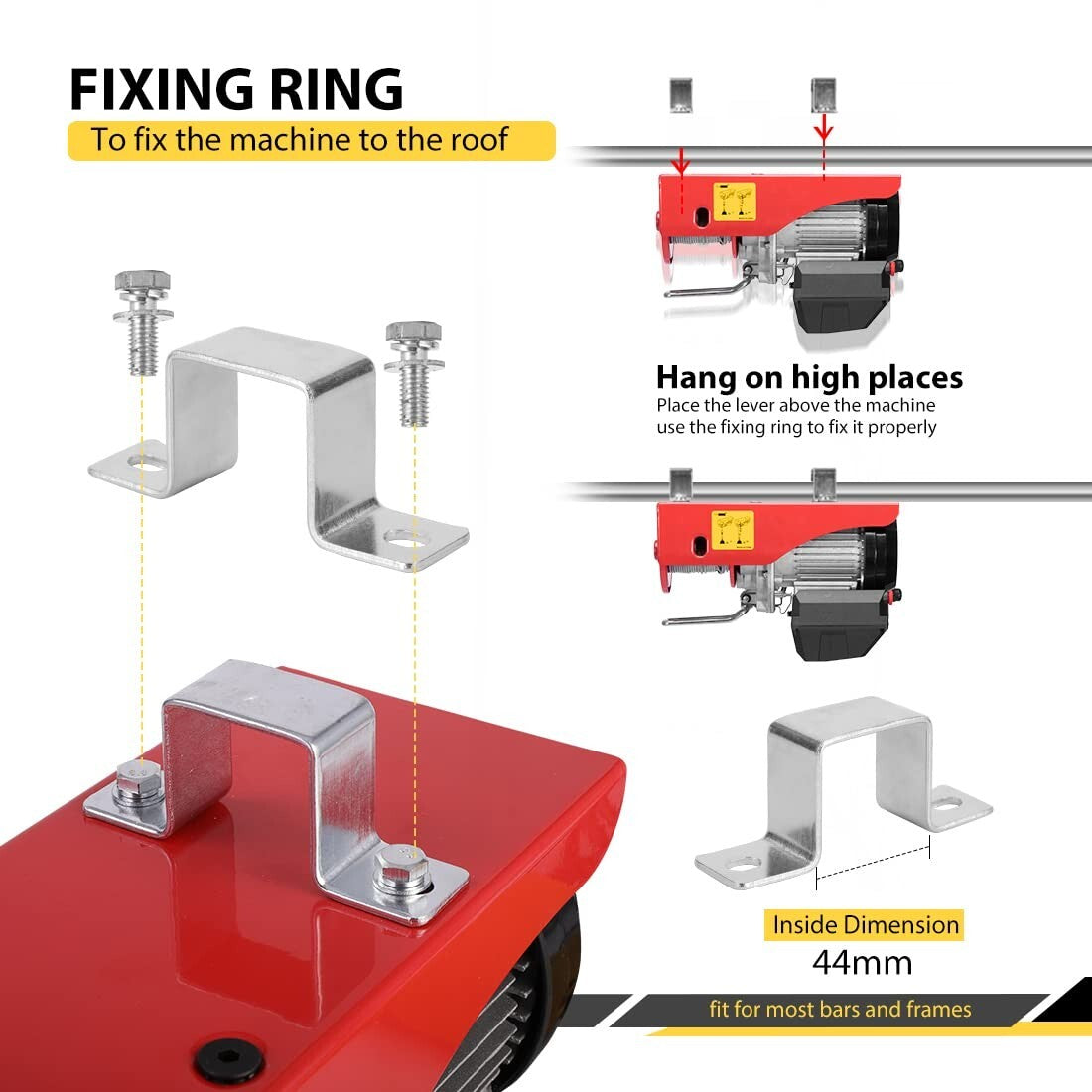 Powerful 440 Lbs Electric Winch – Wireless Control for Safe Lifting Up to 38ft