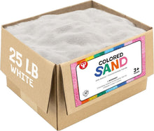 Load image into Gallery viewer, Vibrant 25-Pound Craft Sand in 12 Colors - Perfect for Kids' Art &amp; Learning