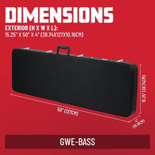 Load image into Gallery viewer, Locking Latch Bass Guitar Case - Hard-Wood Protection for Electric Instruments