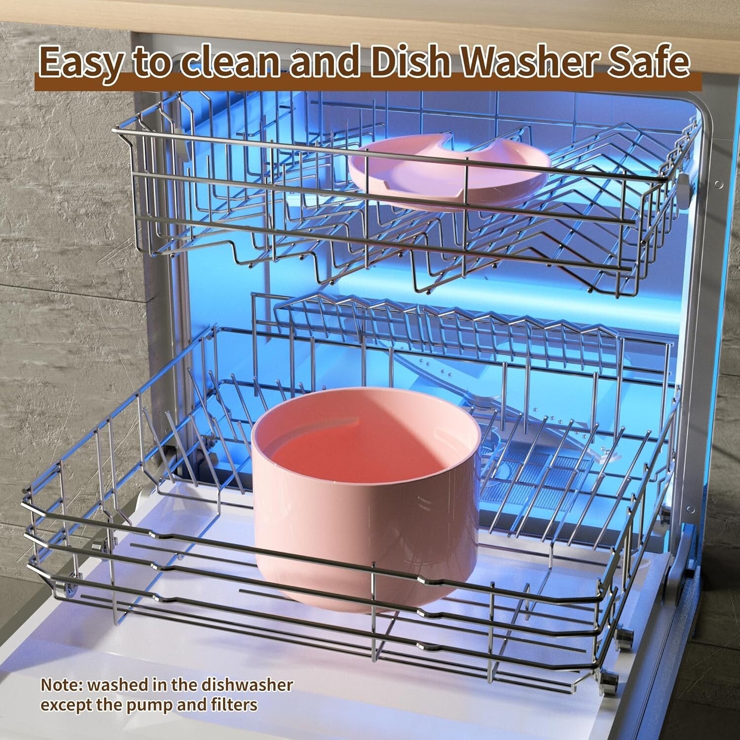 Intelligent 2.3L Cat Drinking Fountain - Elegant Pink Ceramic & Low Maintenance