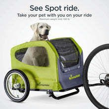 Load image into Gallery viewer, Comfortable Dog Trailer with Quick Release Wheel for Safe Biking Adventures