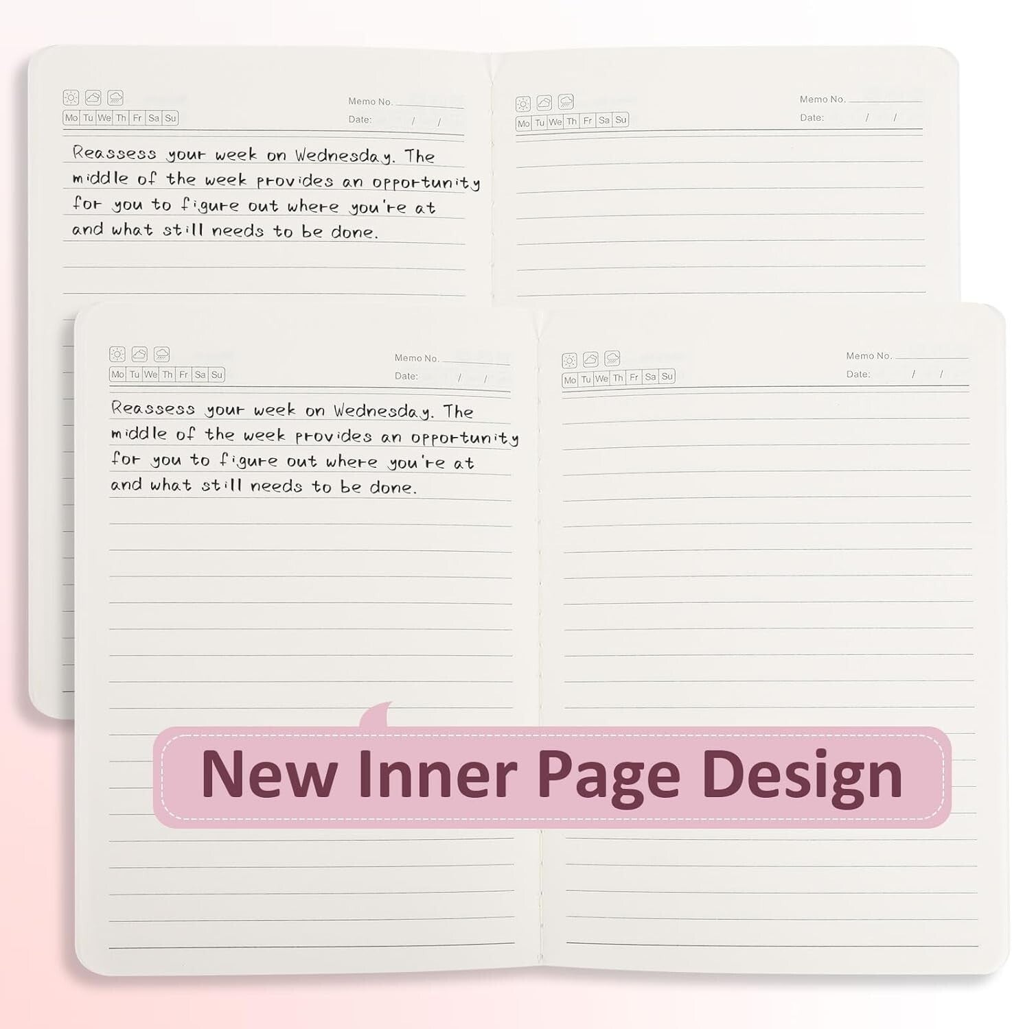 A5 Kraft Paper Notebooks - 12 Pack Gradient Lined Journals for Travel Writing