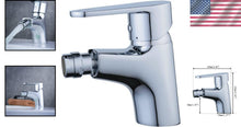 Load image into Gallery viewer, Chrome Bath Bidet Faucet with Single Hole and Swivel Aerator - Modern Elegance