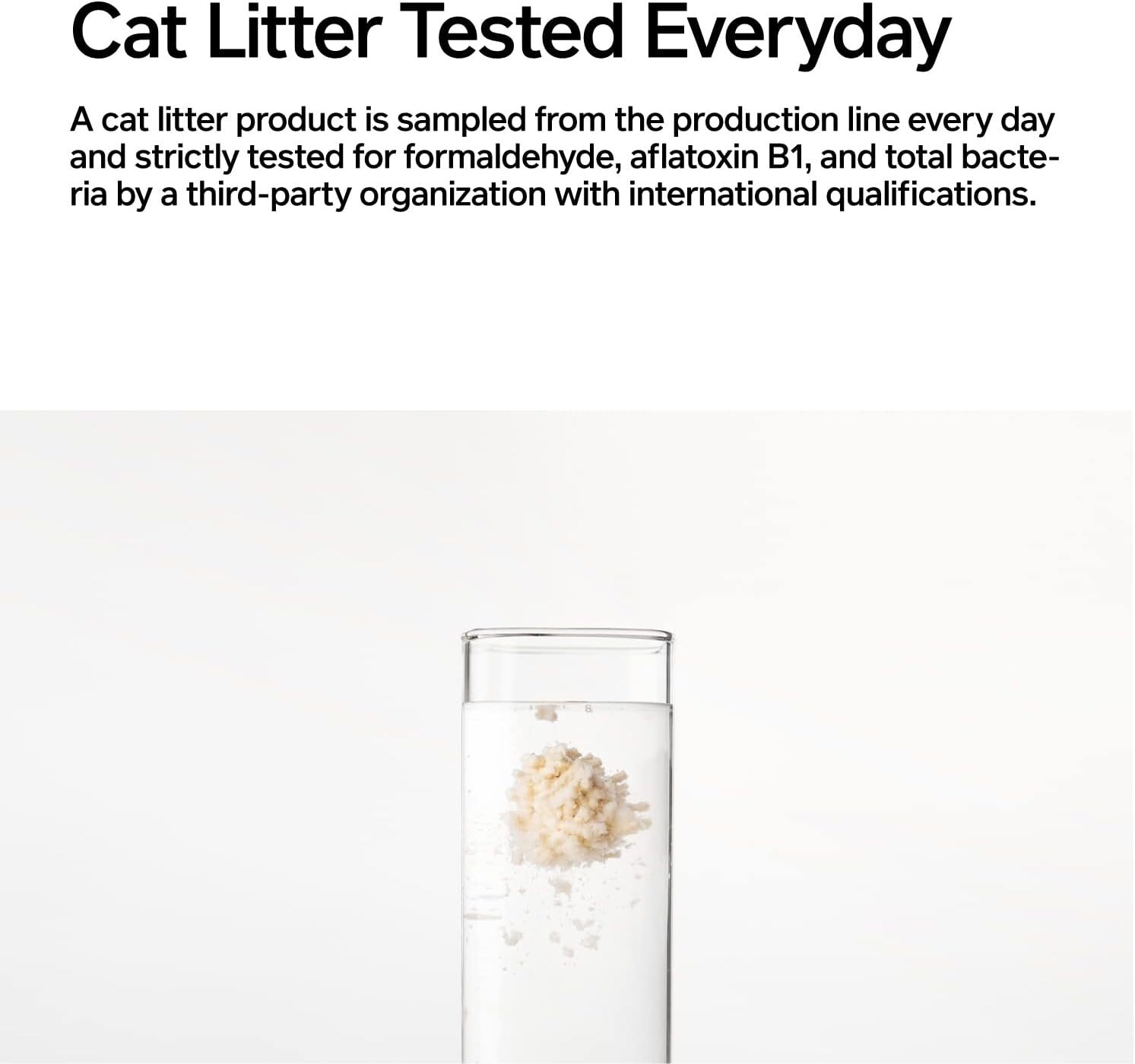 Eco-Friendly Tofu Cat Litter - Clumping, Fast Drying & Less Scattering 5.3lb x 4