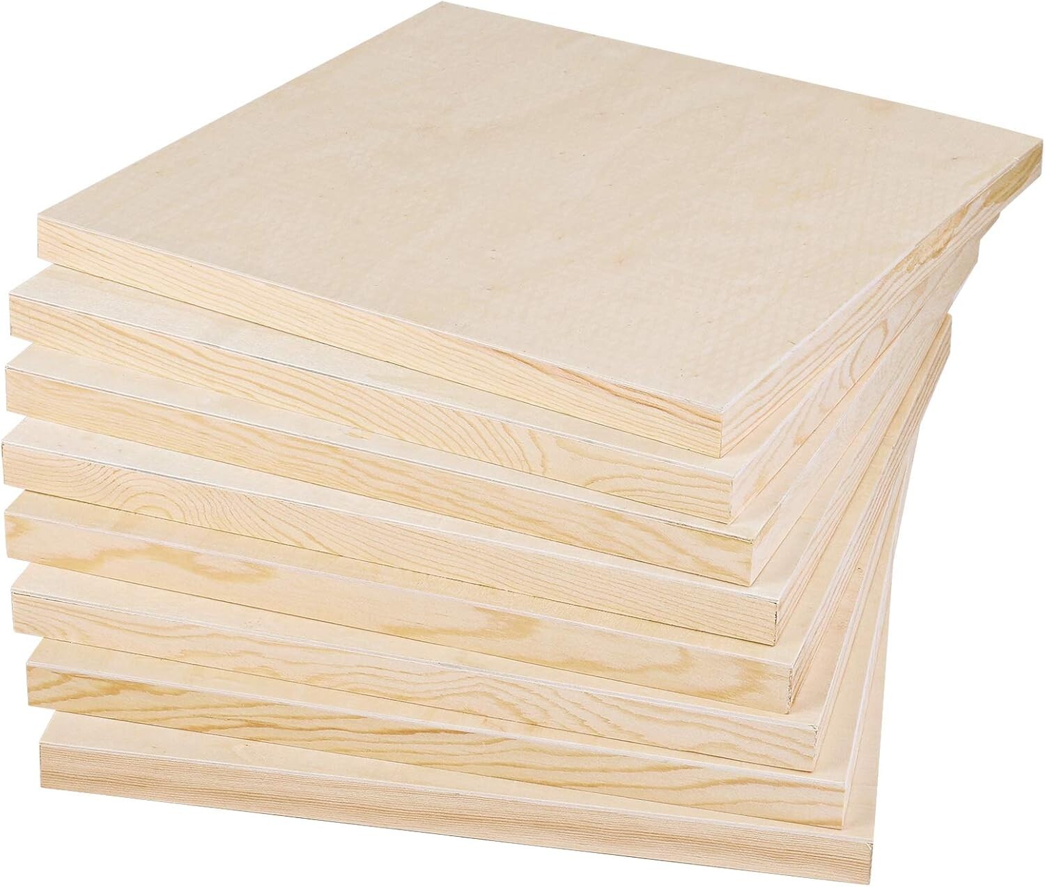 Lightweight 12x12 Wood Canvas Panels - Perfect for Oil, Acrylic, and More