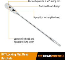 Load image into Gallery viewer, Premium 3 Piece Locking Flex Head Teardrop Ratchet Set - Professional Quality