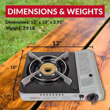 Load image into Gallery viewer, Versatile Grill Boss Camp Stove - Ideal for Tailgating, Hiking &amp; Emergencies