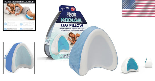 Side Sleeper Gel Memory Foam Pillow - Ergonomic Support for Whole Body Comfort