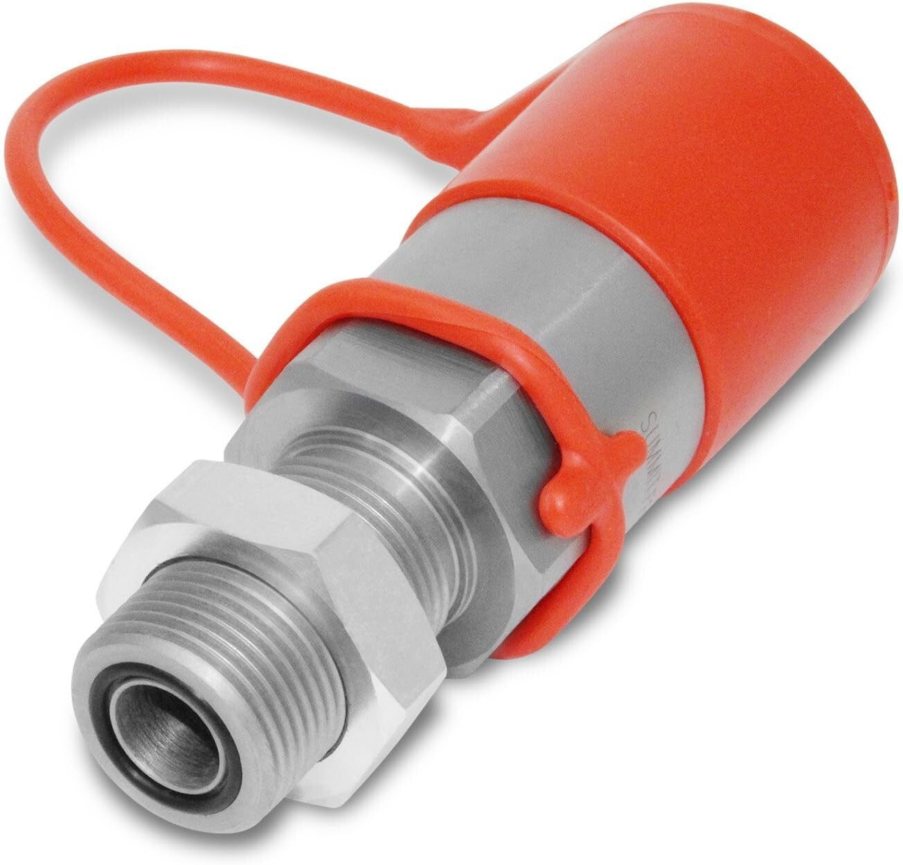 Heavy-Duty Flat Face Hydraulic Quick Connect Coupler - 5/8 ORFS Mount