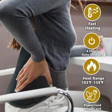 Load image into Gallery viewer, Far Infrared Vibrating Heating Pad - Custom Massage for Lower Back Pain Relief